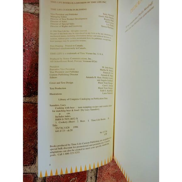 Vtg 1996 - Cooking With Beer - Lucy Saunders - Time-Life PB SC Cookbook - Picture 10 of 11